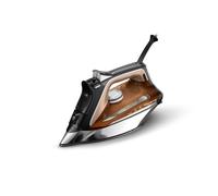 Rowenta Pro Master DW8203D1 - Plancha de Vapor 2800W, Golpe 200 g/min, Vapor Continuo 45 g/min, Suela Microsteam 400 HD, Depósito 310 ml, Antical, Antigoteo, Función Eco y Vapor Vertical