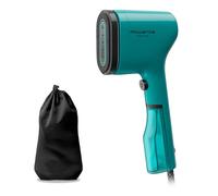 Rowenta Pure Pop - Cepillo de vapor de 1300 W con salida de vapor de hasta 20 gr/min que plancha y purifica, elimina pelusas y pelo, cabezales reversibles, diseño para viaje, color verde, DR2024