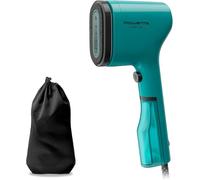 Rowenta Pure Pop - Cepillo de vapor de 1300 W con salida de vapor de hasta 20 gr/min que plancha y purifica, elimina pelusas y pelo, cabezales reversibles, diseño para viaje, color verde, DR2024