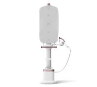 Rowenta QR1811- Plancha y Cepillo de Vapor IXEO Todo en Uno con Tabla Multiposición Blanco