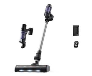 Rowenta RH6A21WO Aspiradora De Pie/Escoba Eléctrica 2 en 1 Batería Secar Sin bolsa 140W Inox/Violeta