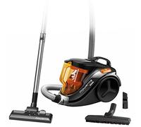 Rowenta RO3753 Compact Power Cyclonic - Aspirador sin Bolsa, Sistema Ciclónico sin Bolsa, Depósito 1.5 L, Cepillo Parquet y Boquilla 2 en 1 para Ranuras, 79 dB, Fácil de Limpiar