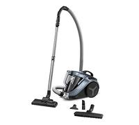 Rowenta RO3766EA Compact Power Cyclonic - Aspiradora (sin Bolsa, Capacidad del depósito de Polvo: 1,5 L, 750 W), Color Negro y Azul