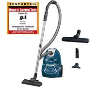 Rowenta RO3950 Aspiradora con bolsa, Extremadamente silenciosa, Filtro higiénico, Con boquilla para parquet, Color Azul