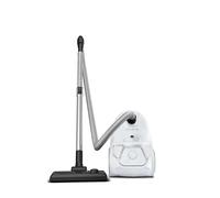 Rowenta RO3967EA Aspiradoras de Trineo Interior, Blanco | Aspirador potente - Captura el 99,98% del polvo - Radio de acción 8,8 m - Cepillo de parquet y succionador XXL incluido