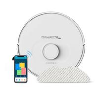 Rowenta RR8567WH X-Plorer Serie 75 S, Robot Aspirador con Mapeo Preciso y Tecnología Láser, 2700Pa, Autonomía 2 Horas, Compatible con Smartphone, Alexa y Vocales, Blanco
