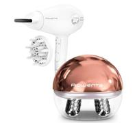 Rowenta CV6602ES Pack Secador de Pelo CV6130FO 2400W + Rowenta LV6020F0 Masajeador Facial