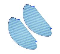 Rowenta Set de 2 Mopas microfibra Explorer Serie 60 ZR740001 Consumible toallitas mopa de microfibra para Robots Explorer Serie 60, azul