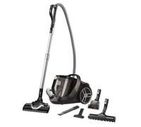 Rowenta Silence Force Cyclonic Animal Care - Aspiradora sin bolsa con cabezal de 2 posiciones, deslizamiento adecuado ergonómica, depósito de suciedad de 2.5 l, 5 accesorios para pelo mascotas RO7260