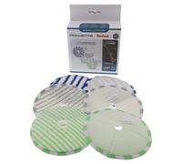 Rowenta Tefal 6x paños discos escoba lavapavimentos X-Combo GZ3038 GZ3039 GF3039