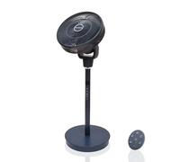 Rowenta Turbo Swift Silence, ventilador de pie, frescor intenso en silencio extremo, oscilación multidireccional, QV5041F0, 30 m3/min + 18 velocidades