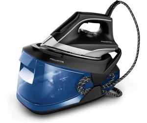 Rowenta Turbosteam - Centro de planchado, Potencia 2600W, Salida vapor 120g/min, Golpe vapor 350g/min, Modo Eco, Suela MicroSteam400 láser, Depósito extraíble XL 1,7L, VR8325