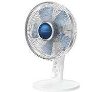 Rowenta Ventilador Turbo Silence Extreme + VU2730 Ventilador de mesa de 4 velocidades y 30 cm, posición nocturna silenciosa, oscilación automática, orientación ajustable, modo Turbo Boost, Multicolor