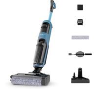 Rowenta X-Clean 2, Aspiradora Fregona Eléctrica Sin Cable, Azul Aqua | Tecnología Wet & Dry, Autolimpieza, Aspira y friega, Modos Eco/MAX, Ligera, Limpieza de Bordes, GZ2271