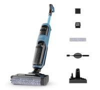 Rowenta X-Clean 2, Aspiradora Fregona Eléctrica Sin Cable, Azul Aqua | Tecnología Wet & Dry, Autolimpieza, Aspira y friega, Modos Eco/MAX, Ligera, Limpieza de Bordes, GZ2271