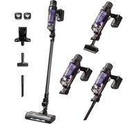 Rowenta X-Pert 7.60, Aspiradora Escoba Sin Cable, Negra | Solución de limpieza 5 en 1 para aspirar suelos, superficies y tejidos, limpiar el techo, aspirador de mano y de ranuras