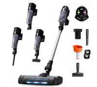 Rowenta X-Pert Digital +, Aspiradora Escoba Sin Cable, Violeta | Monitoreo fácil, Autonomía de hasta 40 min, Limpieza Eficiente, Ligera, Alta filtración, Succión hasta 150W, RH5A35