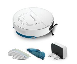 Rowenta X-PLORER Serie 130 AI Animal & Allergy, Robot Aspirador Lavavajillas, Alto 8 cm, Inteligencia Artificial, Mapeo y Ajustes Personalizados, Limpieza 4 en 1, 3 Paños