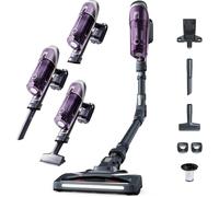 Rowenta X-Force RH9638 Aspiradora escoba 2 en 1 Batería Secar Ciclónico Sin bolsa 0,55 L 185 W Gris, Púrpura