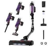 Rowenta Xforce Flex 9.60 Allergy - Aspirador escoba sin cable, 200 W, tubo Flex, pantalla Smart Control, todo tipo de suelos, sistema visión Power Led, gatillo boost, filtra hasta el 99,9%