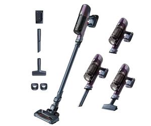 Rowenta XPert 6.60 - Aspiradora escoba versátil sin cable, con 3 funciones en 1 multiespacios, batería de litio, 2 velocidades, gatillo Boost, ligero y portatil, Lila RH6838