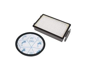 Rowenta ZR007700 - Kit de filtros para aspiradoras X-Ô modelos | adecuado para: IX7757, IX7767 y IX7777 | compuesto por 1 filtro de espuma y 1 x filtro de alta filtración | negro/blanco