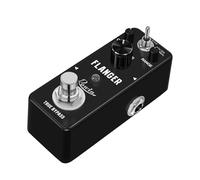 Rowin Flanger Pedal - Efecto analógico vintage negro con modos normal/filtro y True Bypass (para guitarra/bajo/estudio)