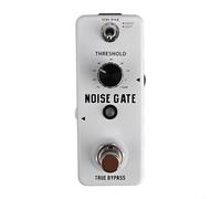 Rowin LEF-319 - Pedal de puerta de ruido de aleación de zinc, efecto de guitarra, modos duro/suave, 2 modos, supresión de ruido para tablero de guitarra eléctrica