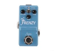 Rowin LN-322 Fuzz Pedal Bass Guitar Metal Shell 2 Modes | Sonido clásico Fuzz, 2 modos de graves, carcasa de metal resistente, tamaño compacto de 75 mm, diseño verde
