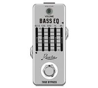 Rowin Pedal de Ecualización de Graves, Ecualizador de Cinco Bandas para Bajos Eléctricos, True Bypass LEF-317B