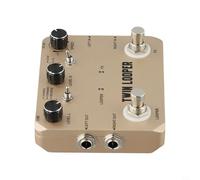 Rowin Twin Looper Pedal de guitarra con 11 variaciones de sonido, 10 minutos de grabación, True Bypass para exploración creativa de sonido