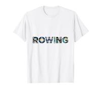 Rowing Life Team Women Men Crew Racing Graphic Regatta Camiseta