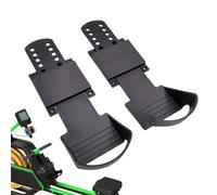 Rowing Machine Replacement Peddals - 1 Pair Exercise Foot Pedals Anti-Slip Texture Design Bicycle for Home Gym and Fitness Equipment