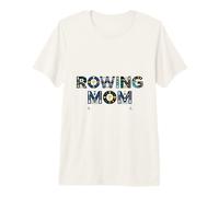 Rowing Mom Life Proud Crew Mom Regatta Mom Rowing Mama Camiseta Premium