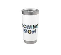 Rowing Mom Life Proud Crew Mom Regatta Mom Rowing Mama Vaso térmico de acero inoxidable de doble pared