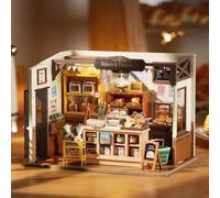 ROWOOD 3D Casa De Muñecas De Madera Panadería | Miniatura DIY Modelo Kit | Idea De Regalo para Adultos, Niños, Niñas, Mujeres (Becka's Baking House)