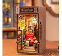 ROWOOD Book Nook Maquetas Librería - Booknook Puzzle 3D Adultos Casa De Muñecas, DIY Miniature House Navidad Cumpleaños Regalo Estantería Decoración Diorama Kit