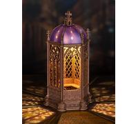 Rowood Rompecabezas 3D para adultos, kit de modelo de arquitectura gótica de madera con LED, regalo de cumpleaños de Navidad, catedral de cúpula estrellada