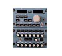 Rowsfire A111 - Panel de gestión de audio y radio a escala 1:1 - Cabina de simulador de vuelo en casa | Módulo de hardware profesional integrado
