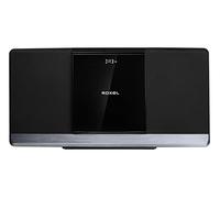 Roxel RCD-320 - Reproductor de CD con Sistema Micro HiFi con Radio Dab/Dab+/FM, BT inalámbrico, Altavoz RMS de 40 W, Montaje en Pared, Entrada USB y AUX, Control Remoto, diseño Elegante y Plano con