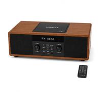 ROXELLE CD-440 - Sistema compacto de alta fidelidad con reproductor de CD, Bluetooth, radio FM, reproducción de MP3 USB, AUX y conector para auriculares, 2 altavoces estéreo de 10 W, control remoto