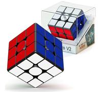 ROXENDA 3X3 Cubo Mágico Original - Speed Cubo de Alta Velocidad sin Adhesivos con Estructura Reforzada y Tensión Ajustable, Juguete Educativo Multigeneracional para Desarrollo Cognitivo