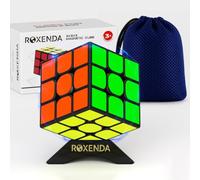 ROXENDA Cubo 3x3 Magnético Speed Cube con Pegatinas Incluye Soporte Bolsa