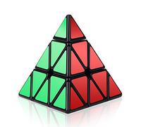 ROXENDA Cubo de Pirámide, Original 3x3x3 Pyramid Speed Cube Edición Ultra Rápida, Fácil de Girar, Colores Vivos(Pegatinas)