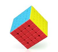 ROXENDA Cubo de Velocidad 5x5 Speed Cube - Torneado Suave y Rápido: Sólido, Duradero y Stickerless, Gira más Rápido Que el Original (5x5x5)
