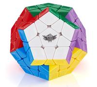 ROXENDA Cubo Mágico,Cubo de Velocidad Dodecaedro Stickerless Magico Speed Cube Rompecabezas, Súper Duradero Y Fácil Giro