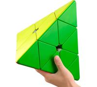 ROXENDA Cubo Mágico Puzzle Pirámide Gigante 27.5CM, Giant Speed Cube para Fiestas, Juegos en Familia y Tiempo Libre, Divertido Juguete de Rompecabezas