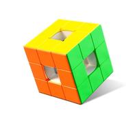 ROXENDA Skeleton Speed Cube 3x3x3, Cubo Mágico para Jugar y Entrenar el Cerebro en Fiestas, Juegos de Mesa y Tiempo Libre