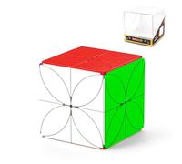 ROXENDA Speed Cubo Four Leaf Clover - Twisty Puzzle Cubo Mágico para Principiantes y Profesionales, Regalo para Niños, Adolescentes y Adultos