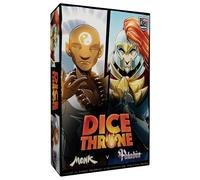 ROXLEY GAMES Dice Throne | Dice Throne: Monk Vs Paladin | Tactical Dice and Card Battle Board Game, Compatible with Other Dice Throne Sets | 2 To 6 Players | 20 To 40 Minutes